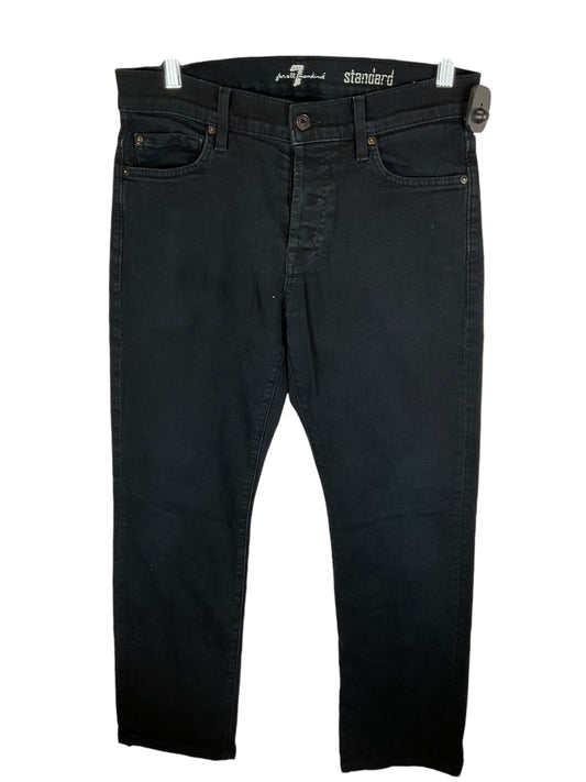 Jeans Designer By 7 For All Mankind In Black, Size: 6