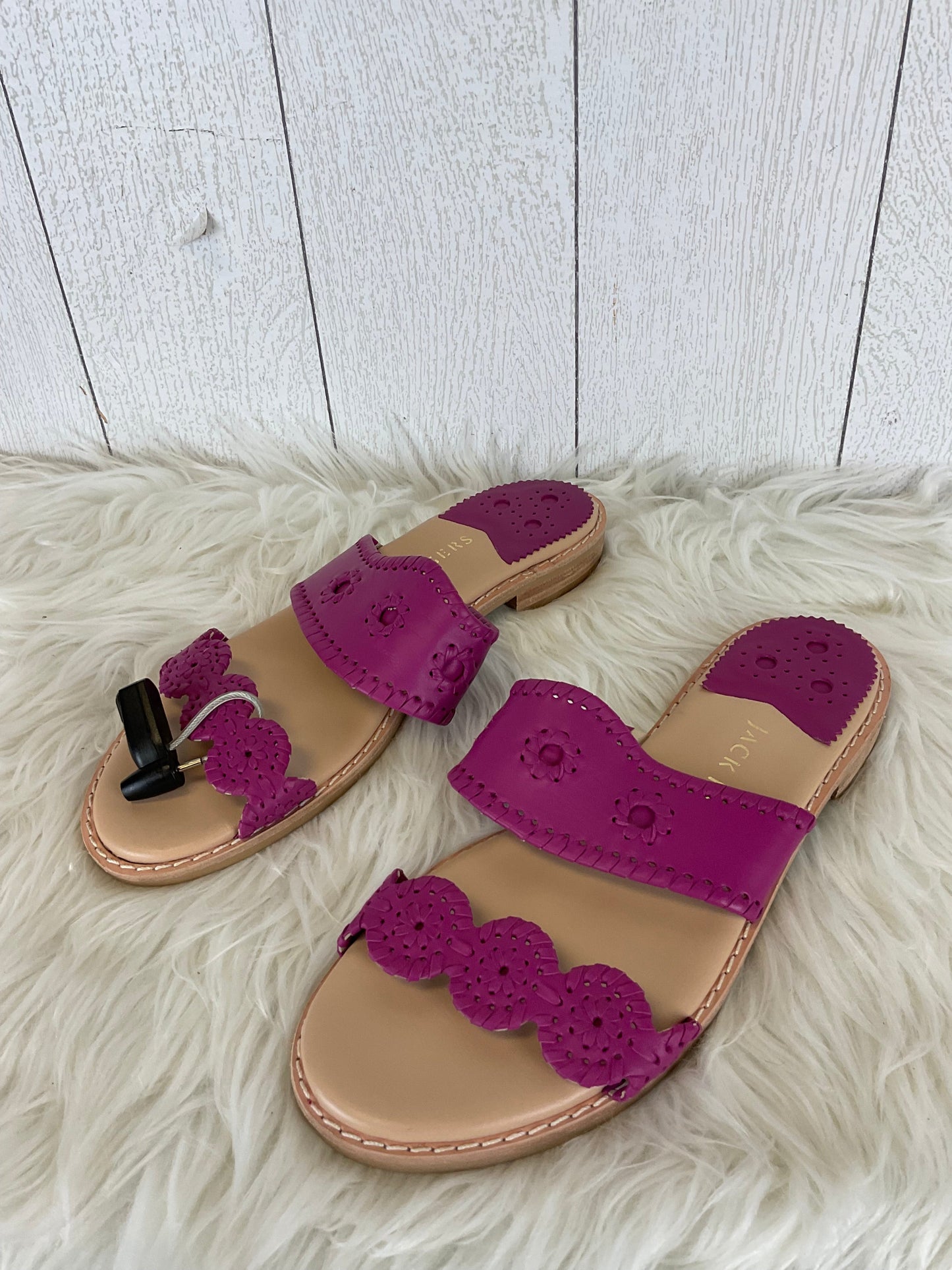 Sandals Designer By Jack Rogers In Pink, Size: 9.5