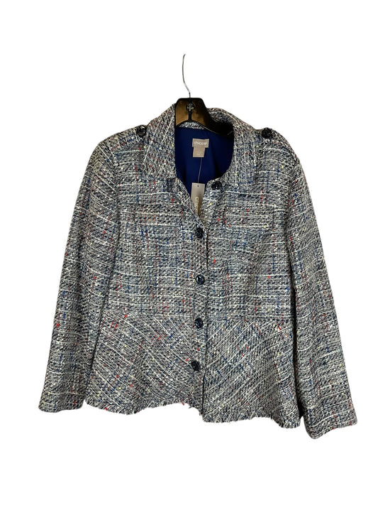 Blazer By Chicos In Blue, Size: M