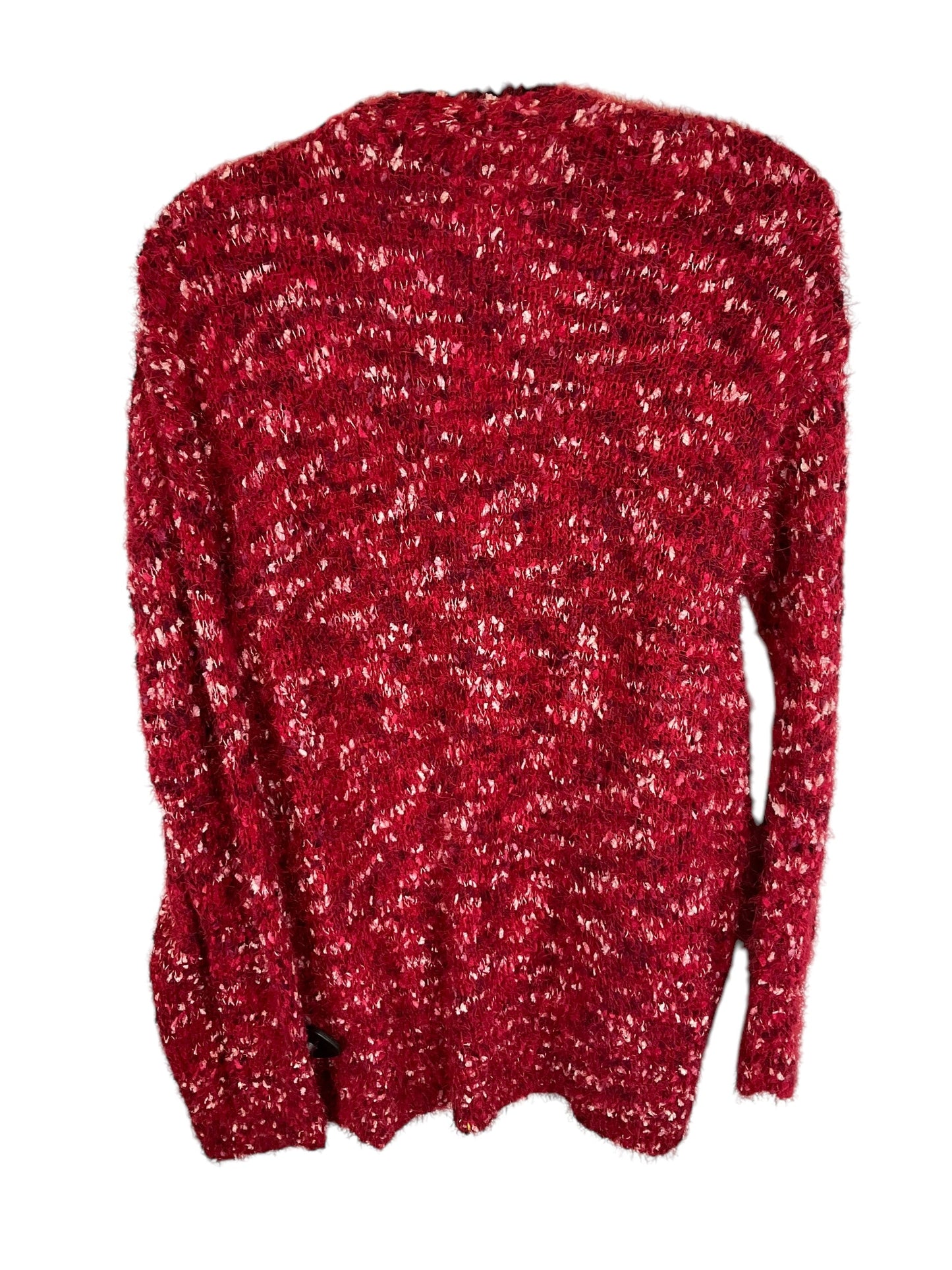 Sweater Cardigan By Maurices In Red, Size: S