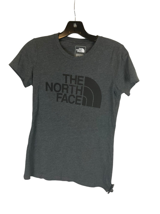 Top Short Sleeve Designer By The North Face In Grey, Size: Xs