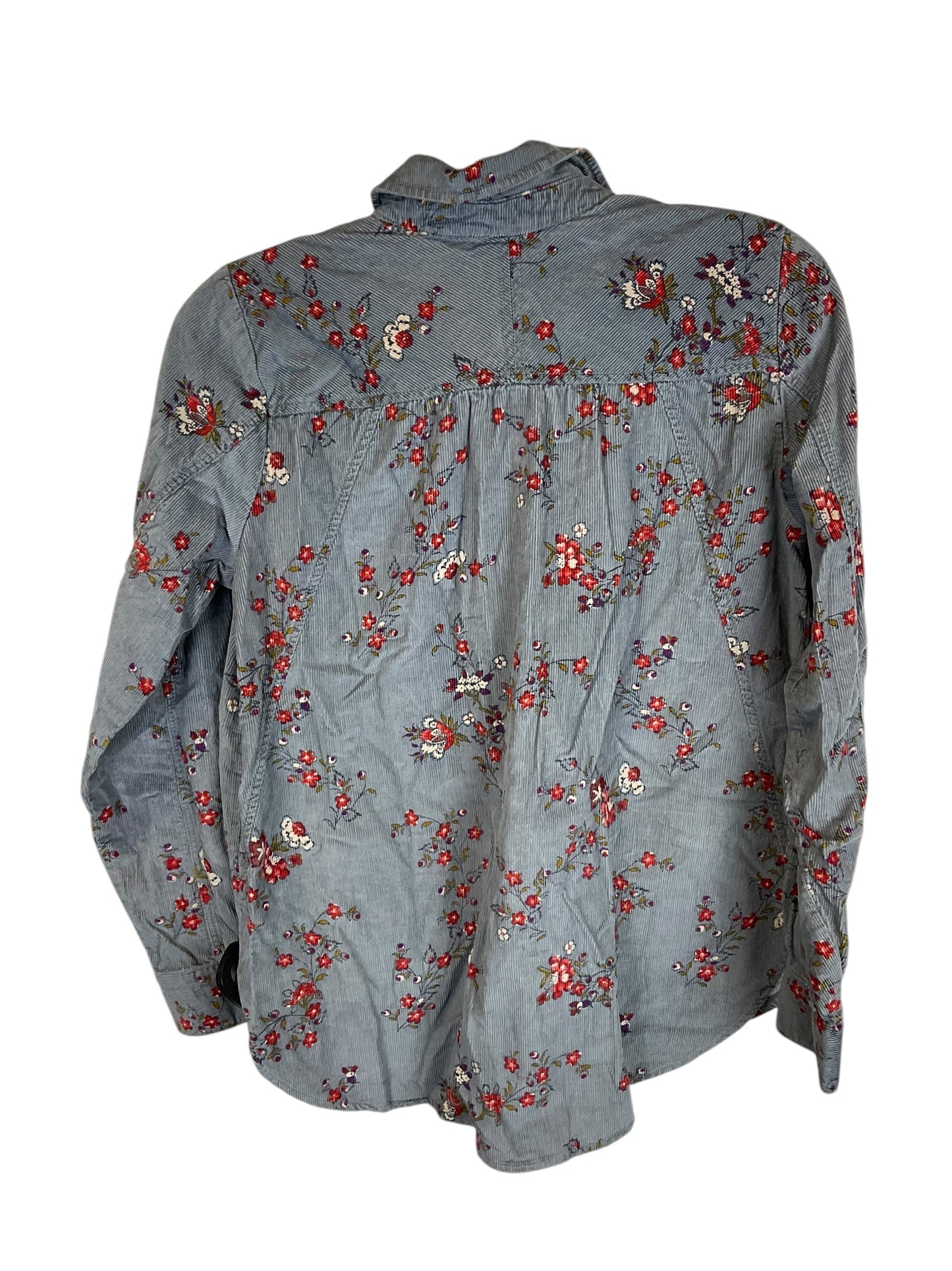 Top Long Sleeve By Anthropologie In Floral Print, Size: Xs