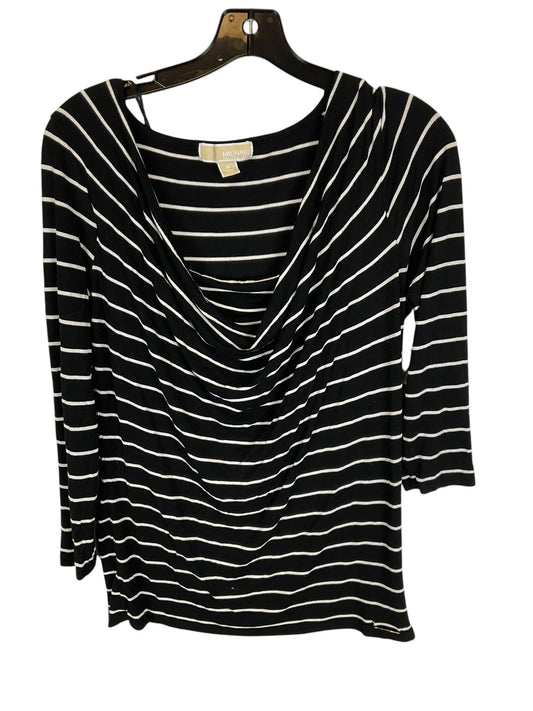 Top Long Sleeve Designer By Michael By Michael Kors In Black, Size: M