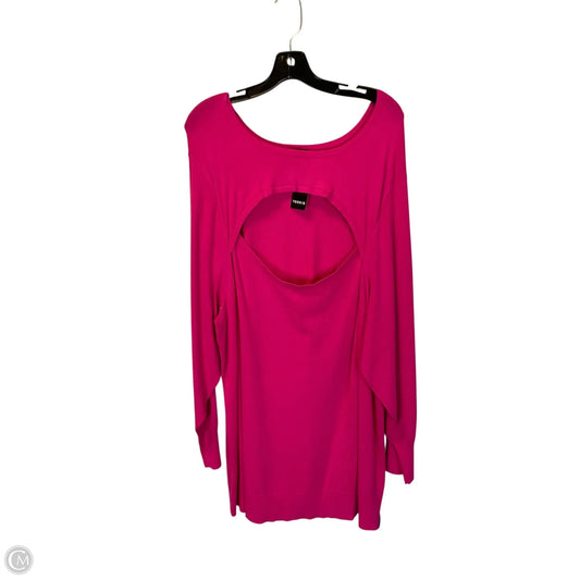 Top Long Sleeve By Torrid In Pink, Size: 5