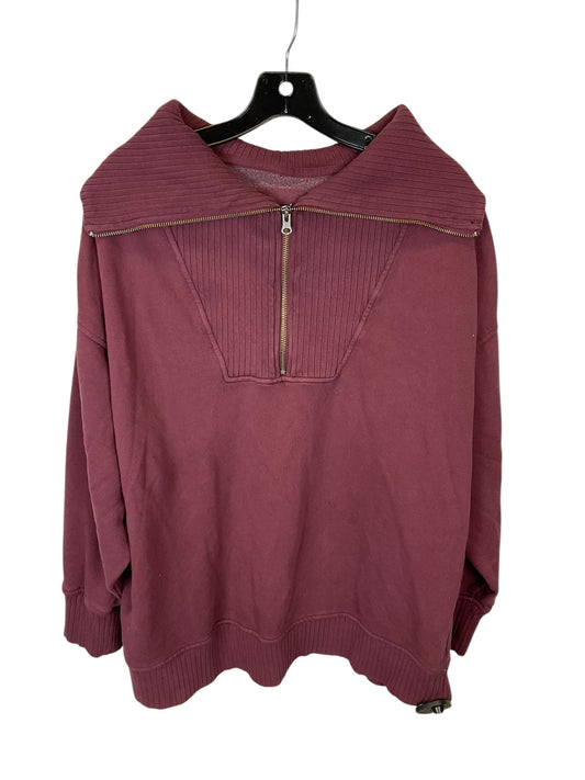 Sweatshirt Collar By Aerie In Purple, Size: L