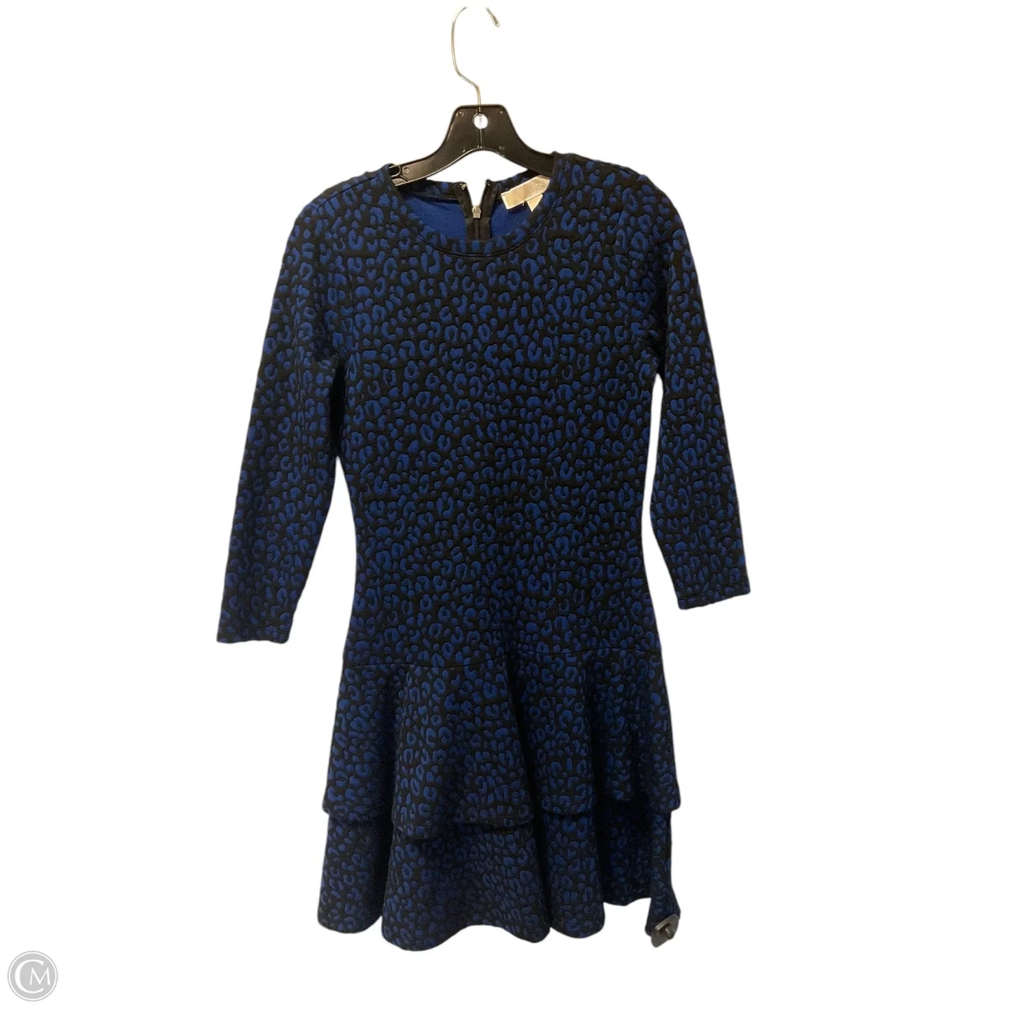 Dress Work By Michael By Michael Kors In Black & Blue, Size: Xs