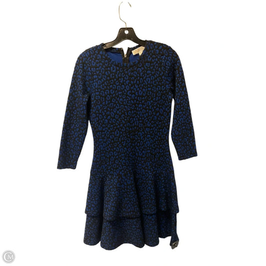 Dress Work By Michael By Michael Kors In Black & Blue, Size: Xs
