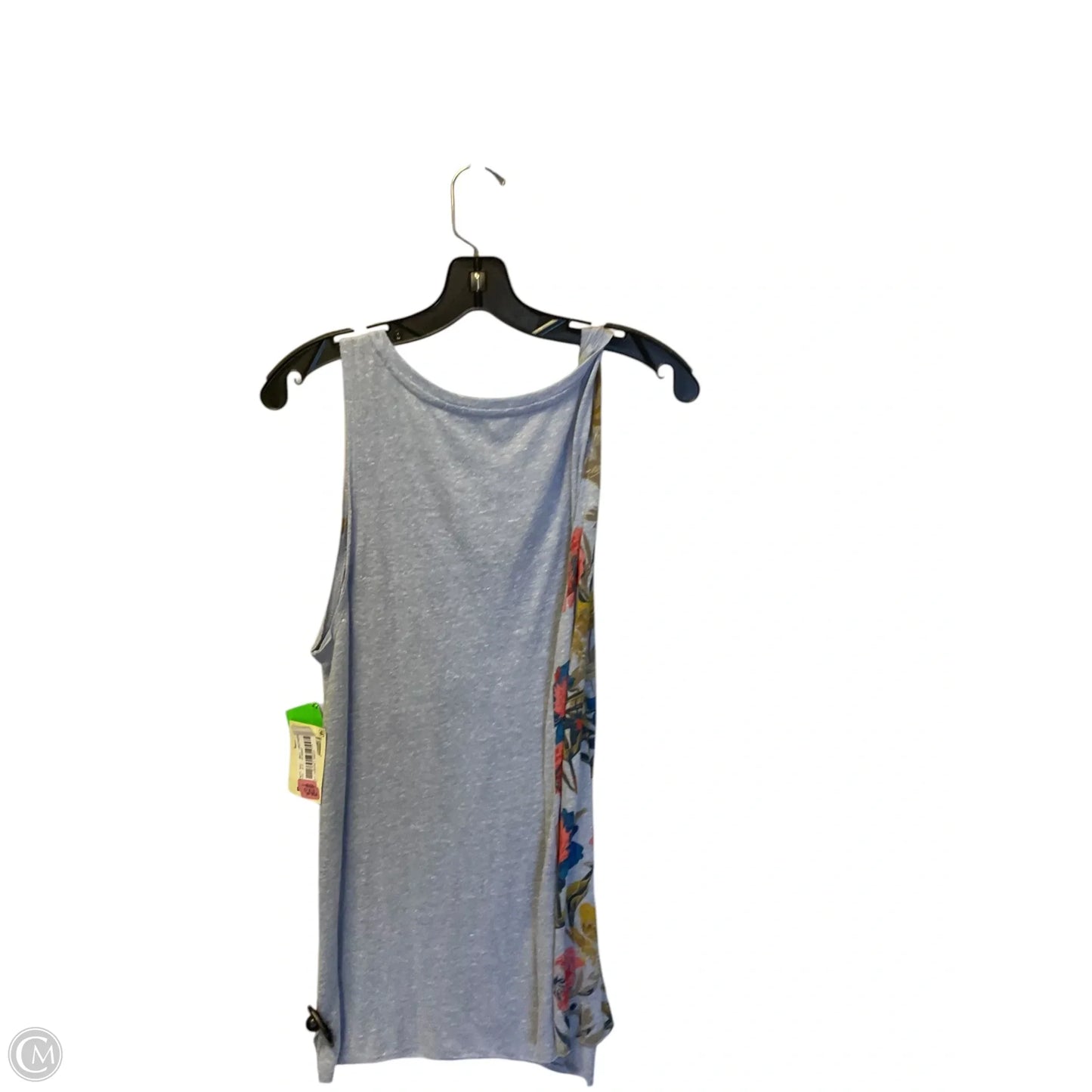 Top Sleeveless By Lucky Brand In Blue & Brown, Size: L