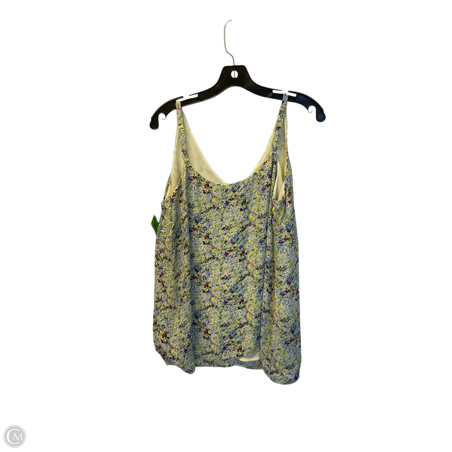 Top Sleeveless By Cabi In Floral Print, Size: M