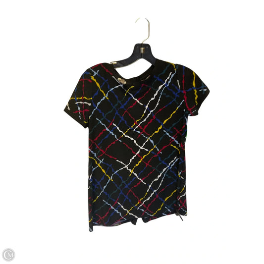 Top Short Sleeve By Anne Klein In Multi-colored, Size: Xs