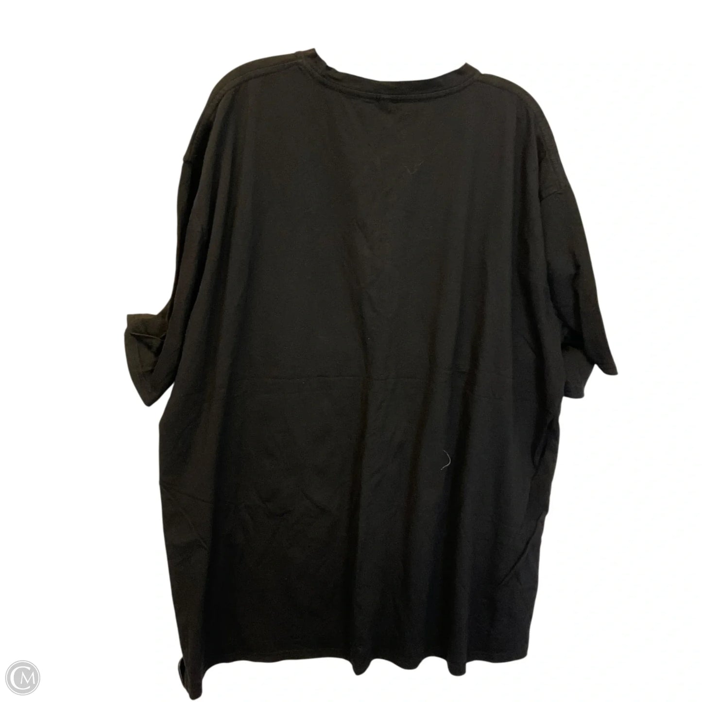 Top Short Sleeve Basic By Clothes Mentor In Black, Size: 4x