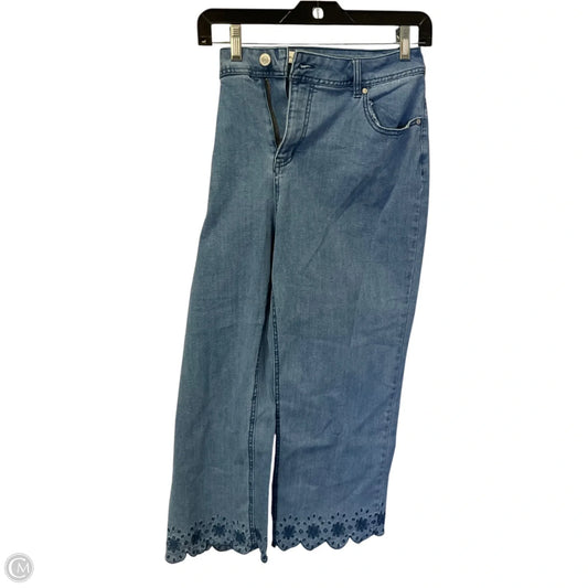 Jeans Straight By Cato In Blue Denim, Size: 16