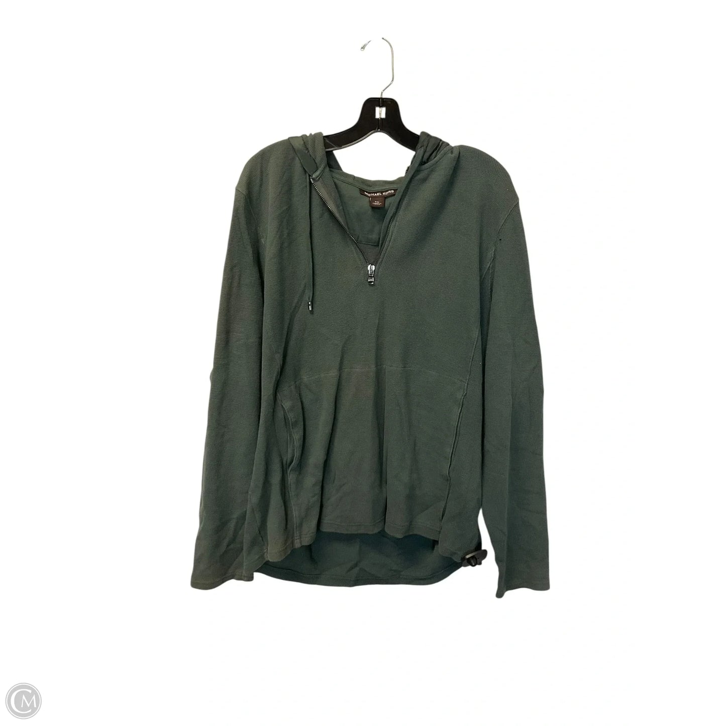 Sweatshirt Hoodie By Michael By Michael Kors In Green, Size: Xxl
