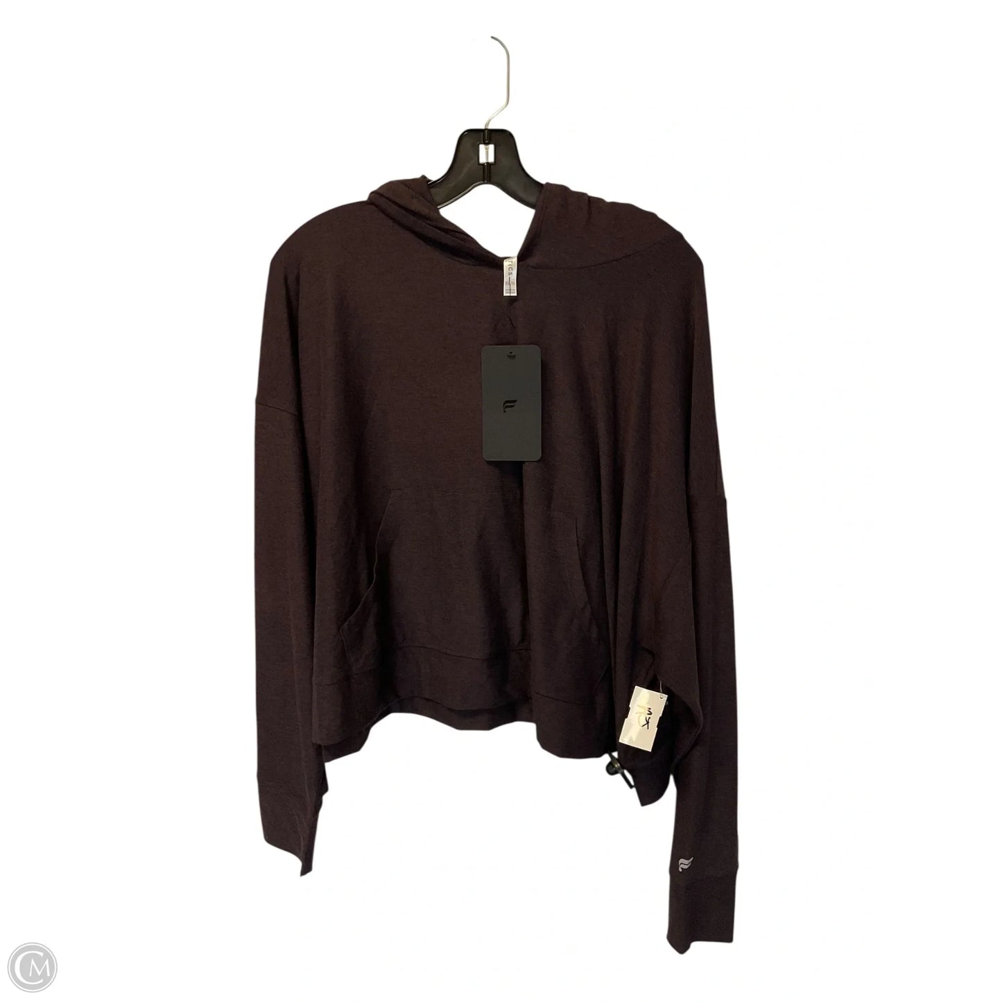 Athletic Sweatshirt Hoodie By Fabletics In Purple, Size: Xl