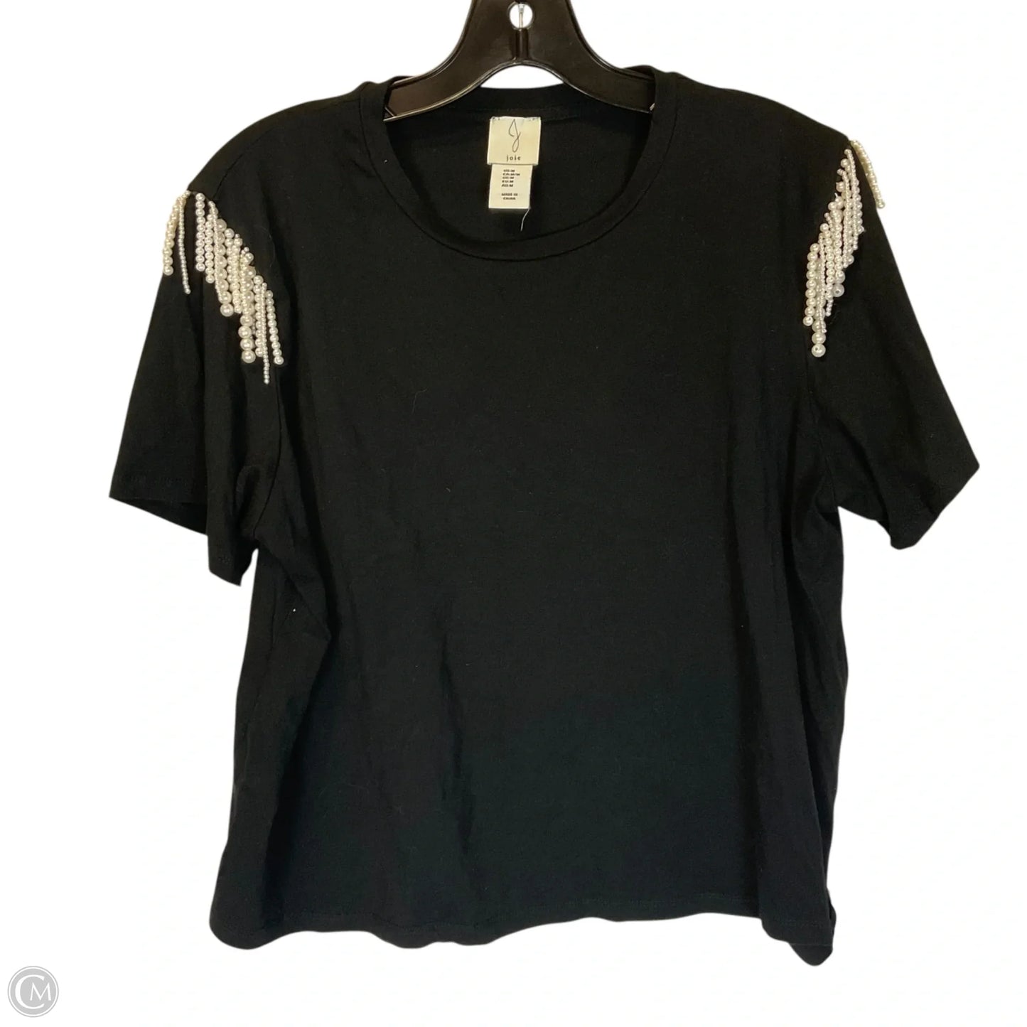 Top Short Sleeve By Joie In Black, Size: M