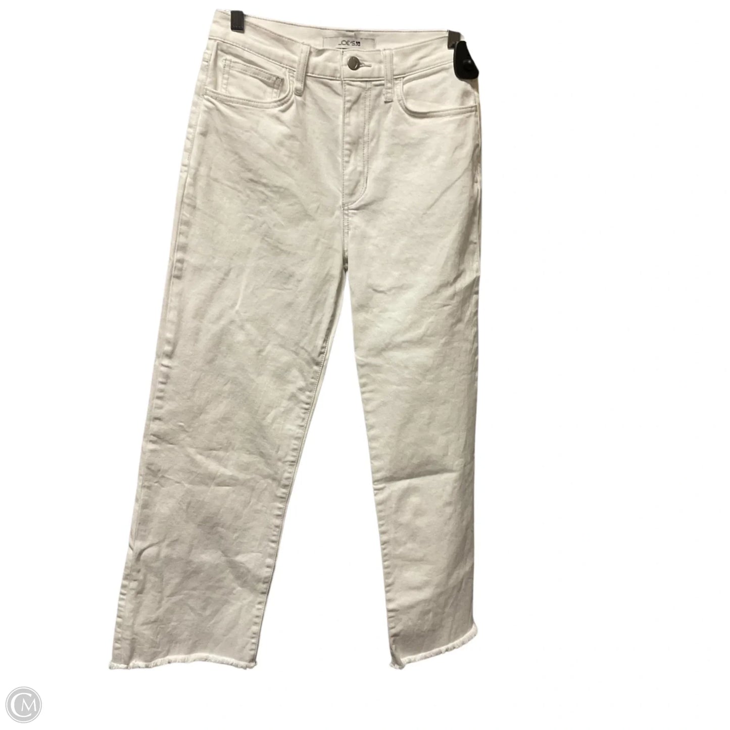 Jeans Straight By Joes Jeans In White Denim, Size: 6