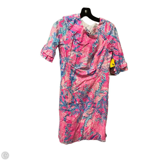 Dress Designer By Lilly Pulitzer In Blue & Pink, Size: 2