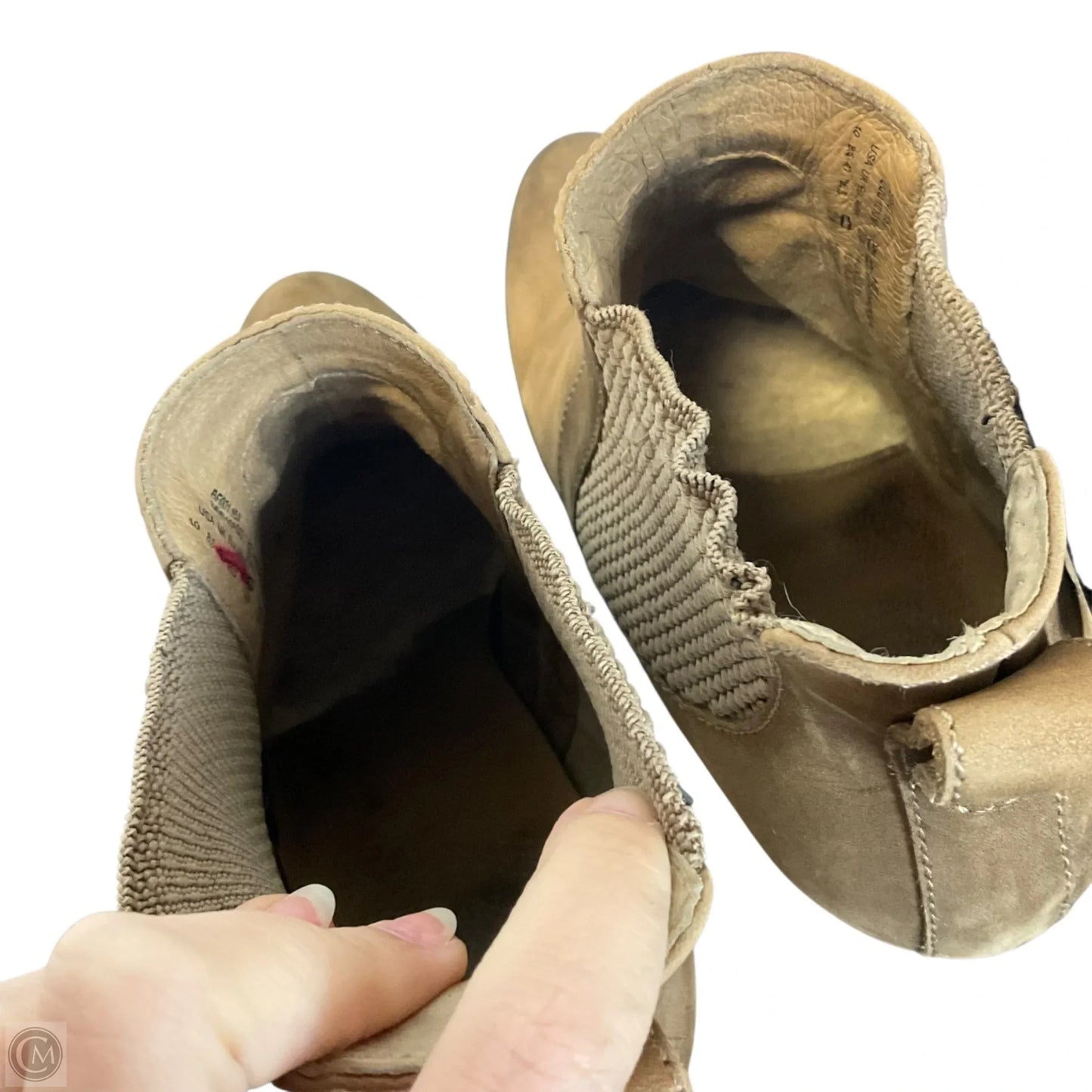 Boots Designer By Ugg In Tan, Size: 10