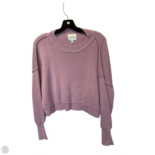 Sweater By Pink Rose In Purple, Size: M