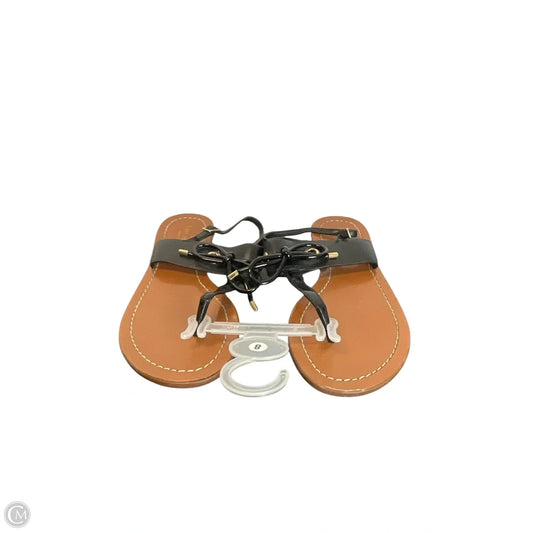 Sandals Designer By Kate Spade In Black, Size: 8