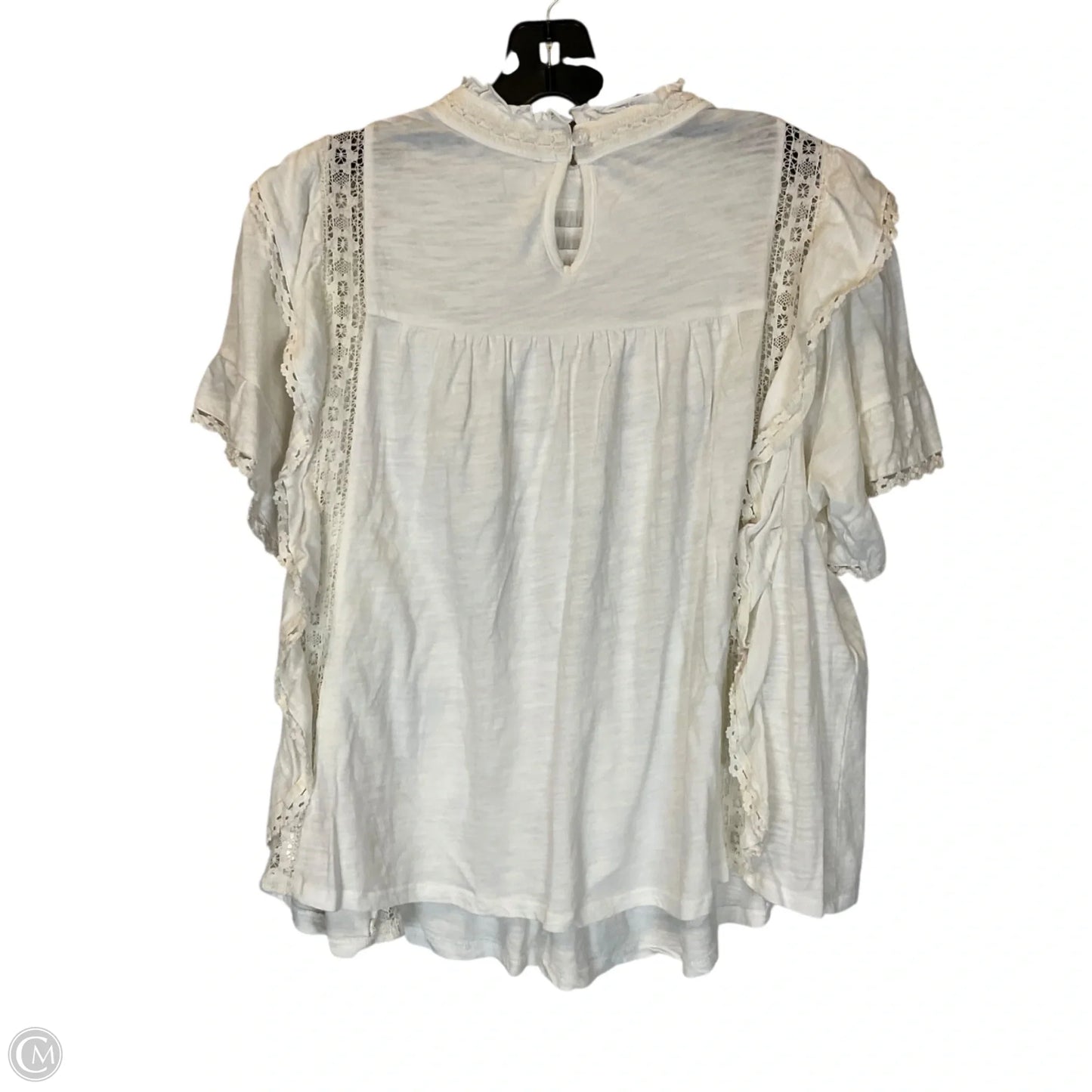 Top Short Sleeve By Free People In White, Size: M