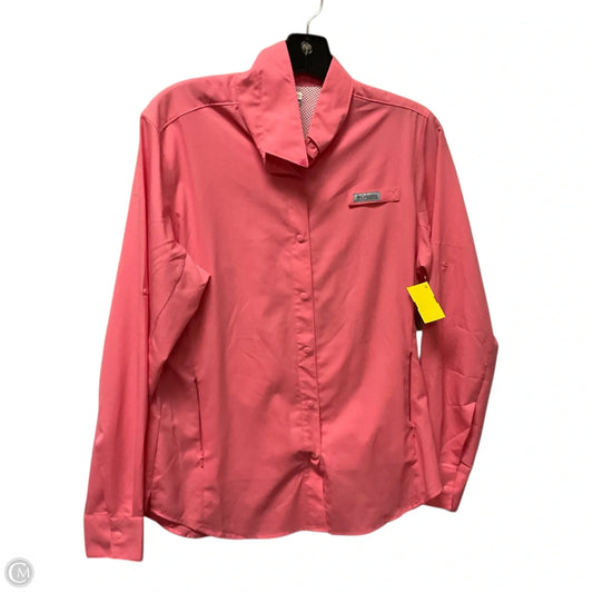 Athletic Jacket By Columbia In Pink, Size: M