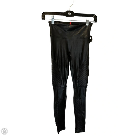 Athletic Leggings By Spanx In Black, Size: Xs