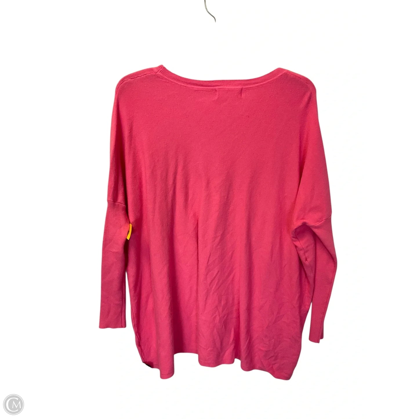 Top Long Sleeve By Almost Pink In Pink, Size: M