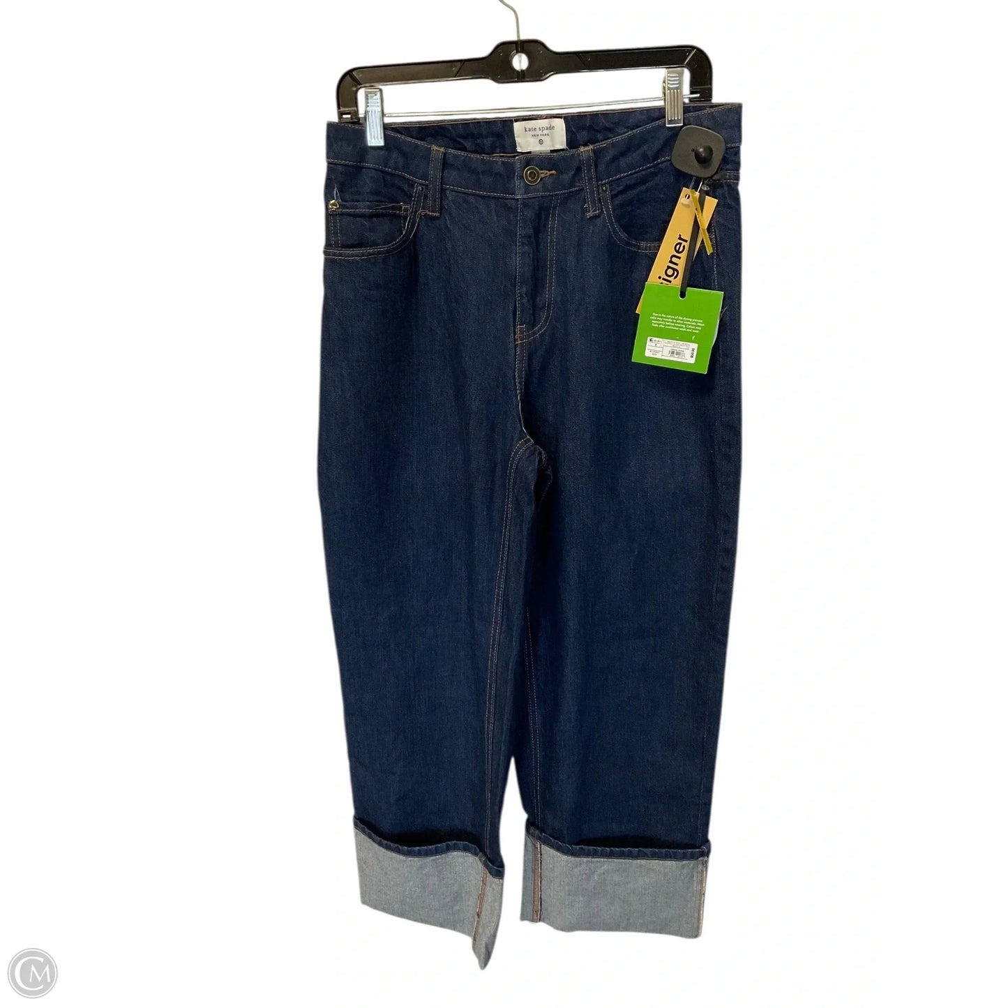 Jeans Designer By Kate Spade In Blue Denim, Size: 8