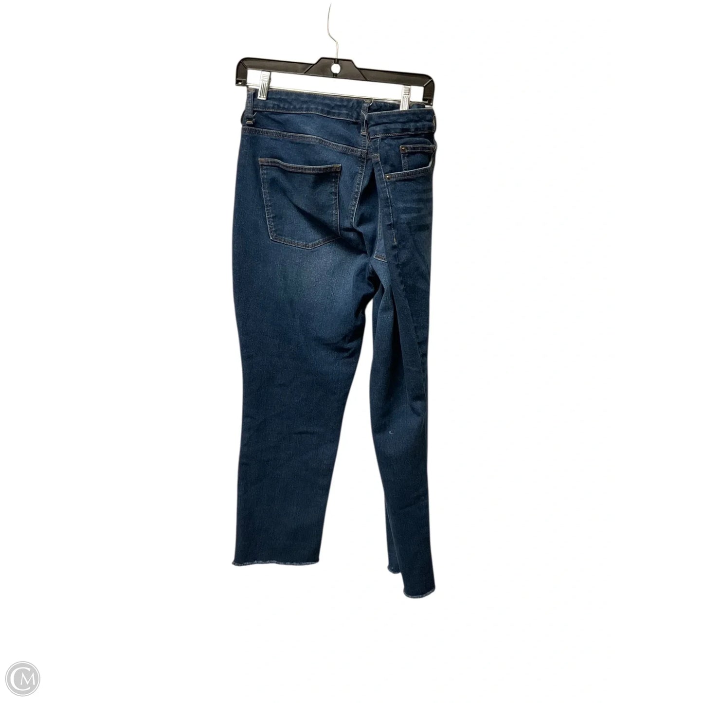 Jeans Straight By Crown And Ivy In Blue Denim, Size: 16