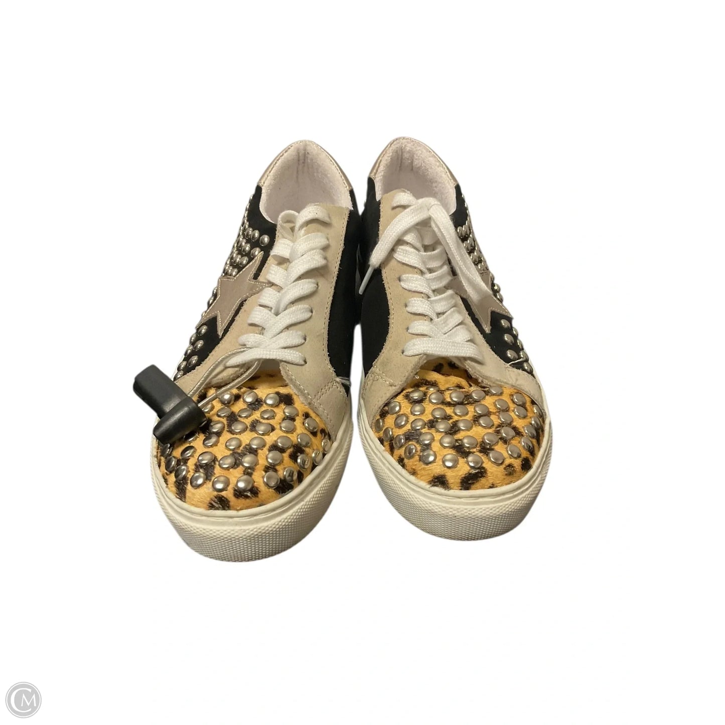 Shoes Sneakers By Steve Madden In Black & Grey, Size: 9