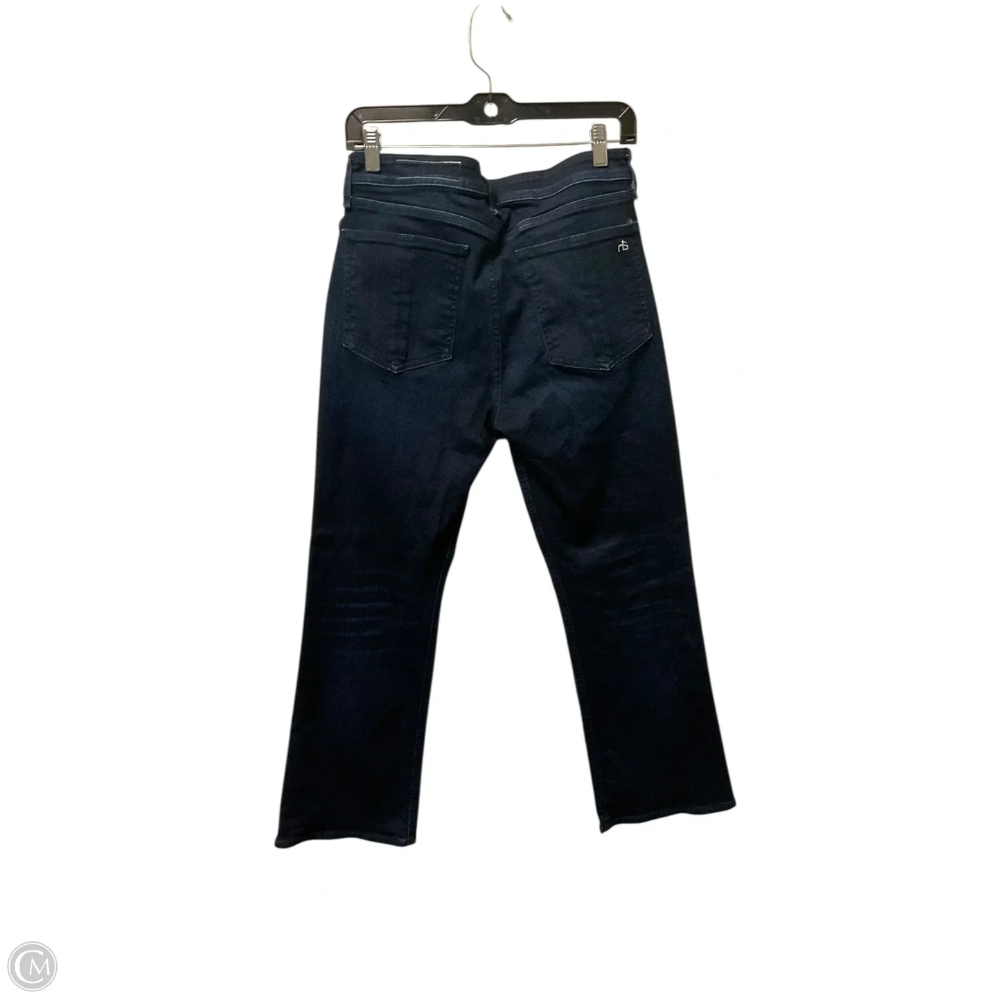 Jeans Flared By Rag And Bone In Blue Denim, Size: 8
