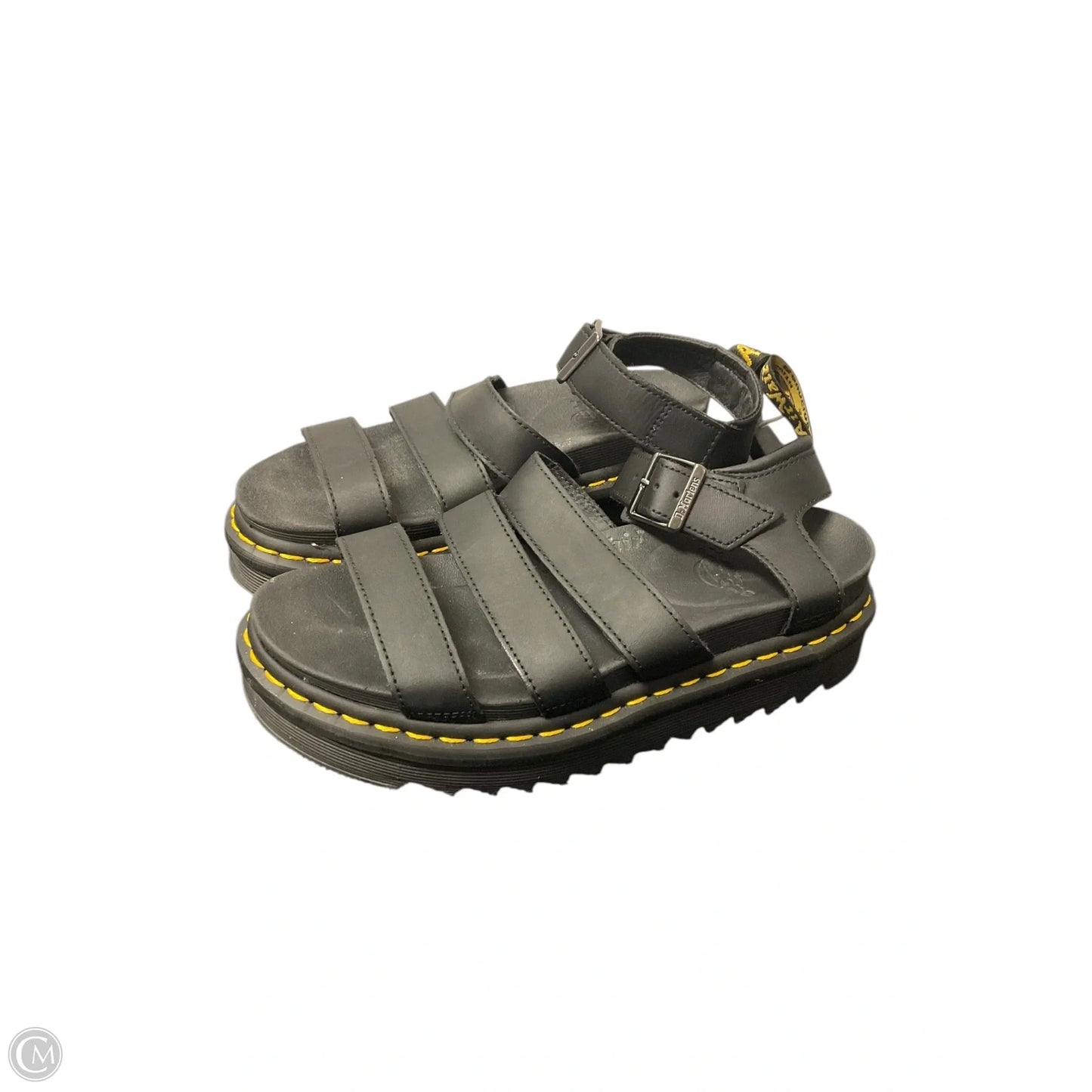 Sandals Flats By Dr Martens In Black, Size: 7