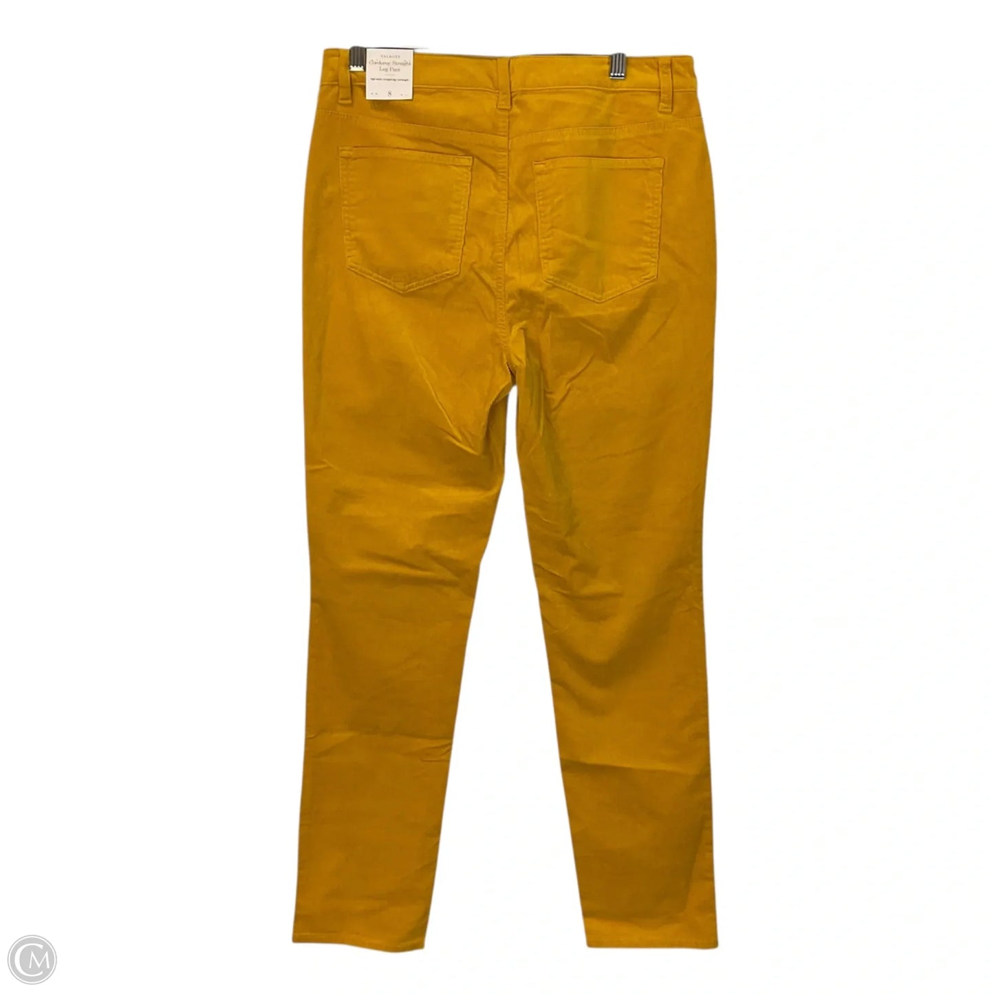 Pants Corduroy By Talbots In Yellow, Size: 8