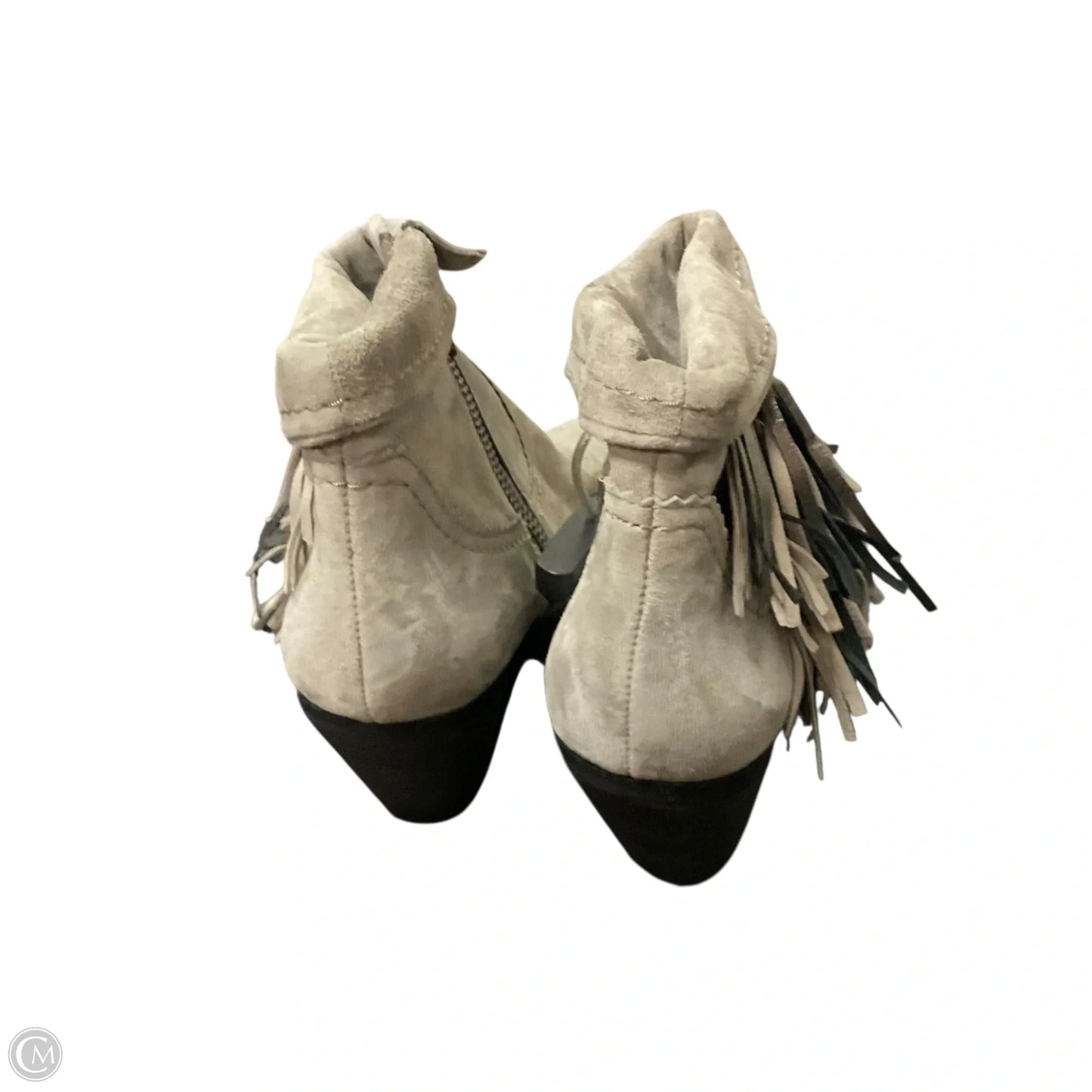 Boots Ankle Heels By Sam Edelman In Grey, Size: 11