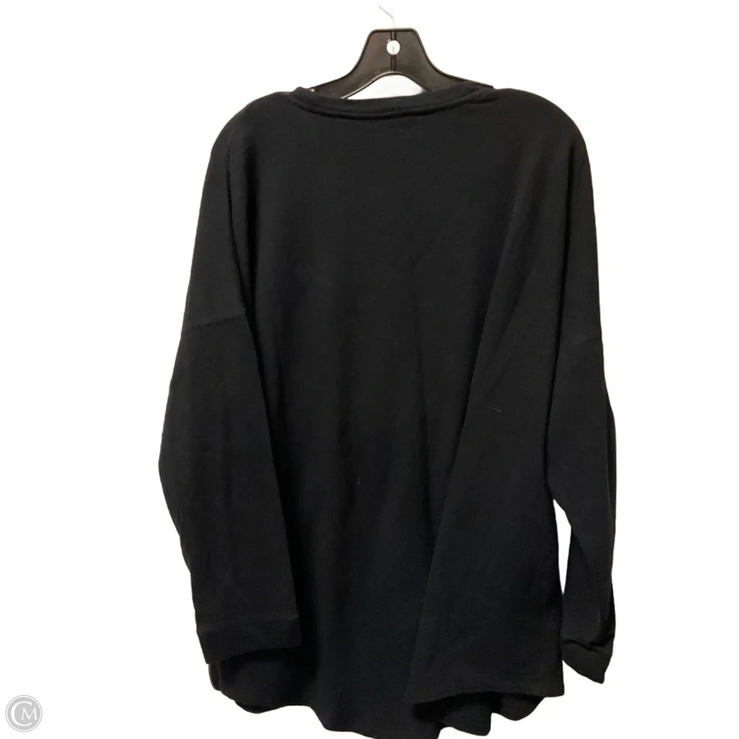 Sweatshirt Crewneck By Crown And Ivy In Black, Size: 3x