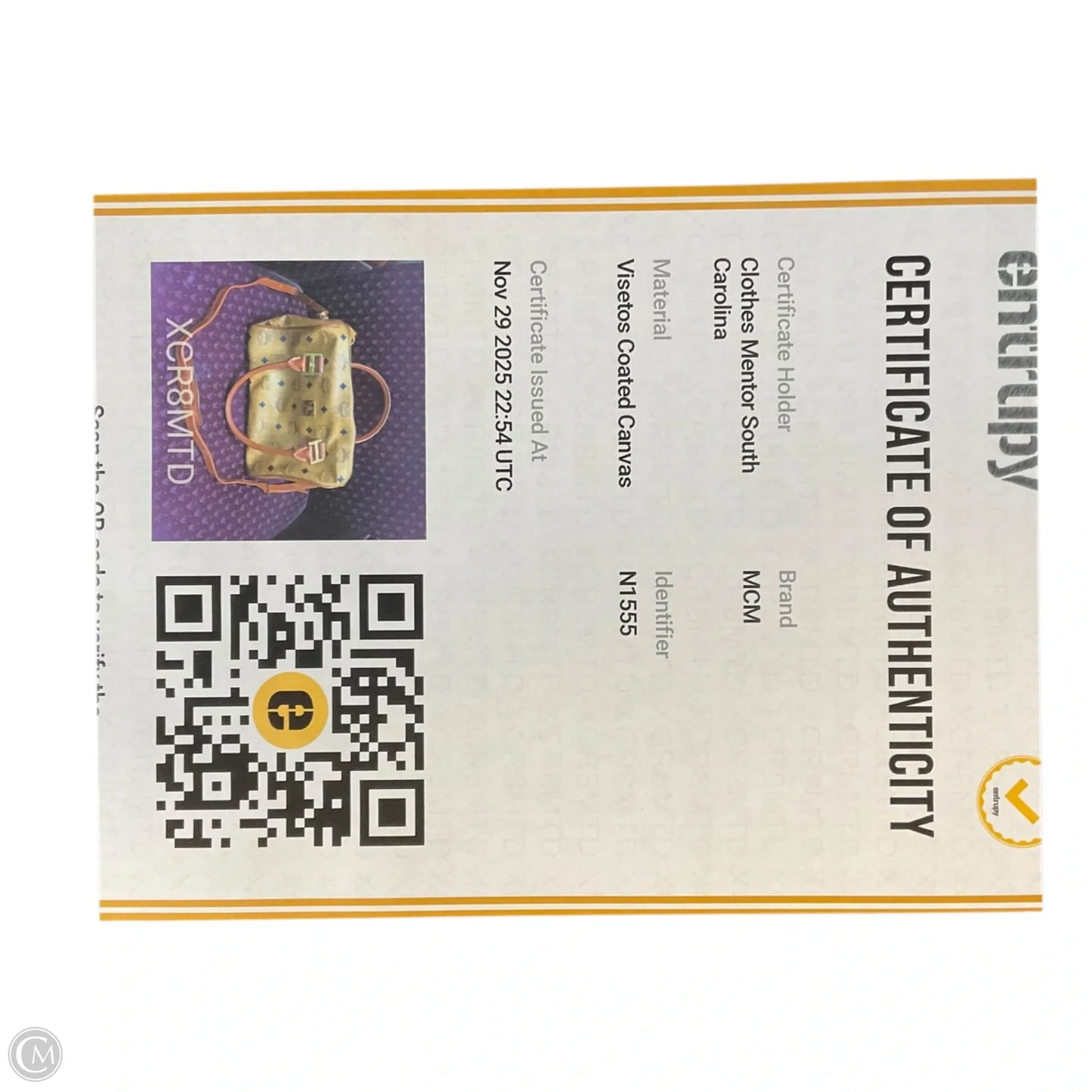 Crossbody Luxury Designer By Mcm, Size: Small