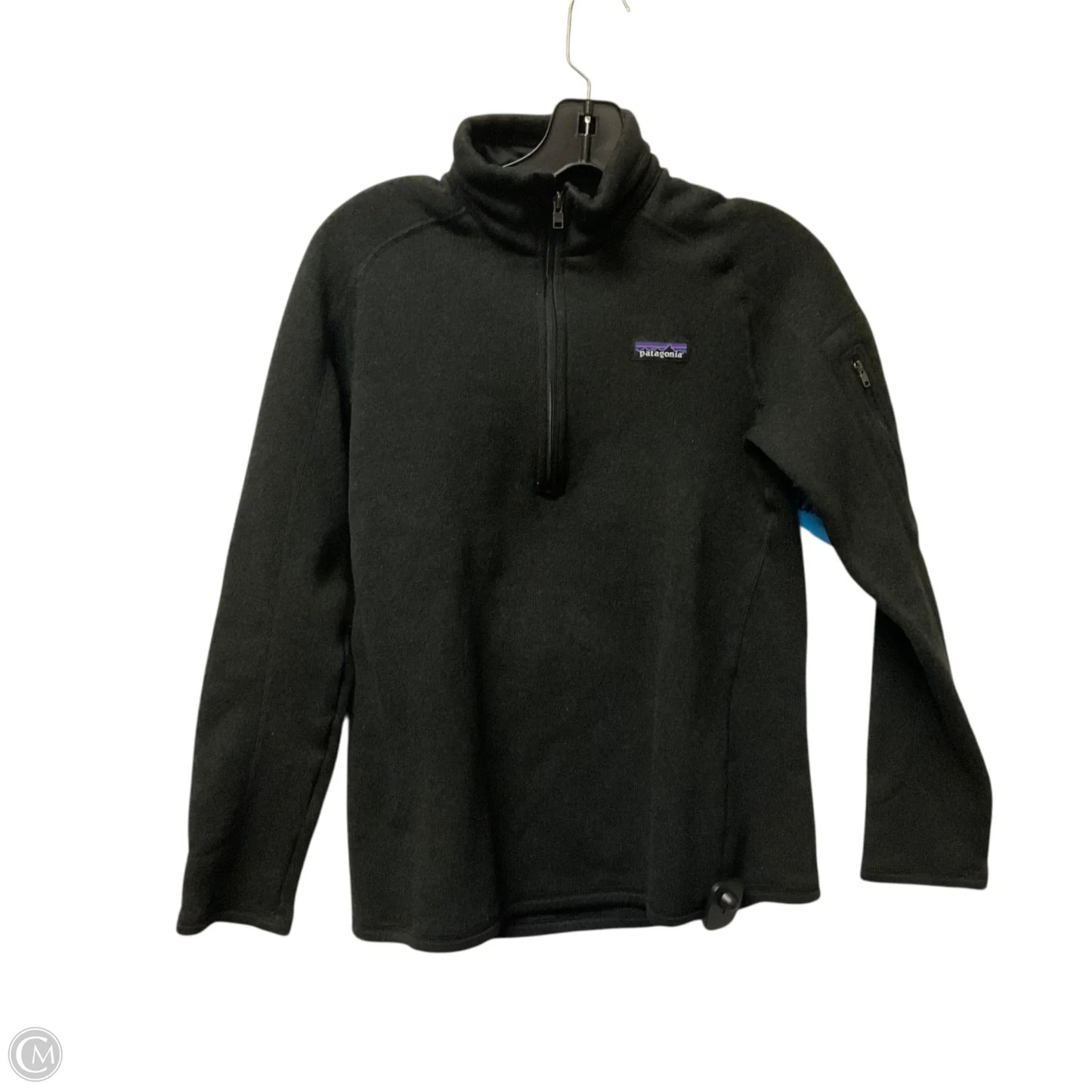 Sweatshirt Collar By Patagonia In Black, Size: M