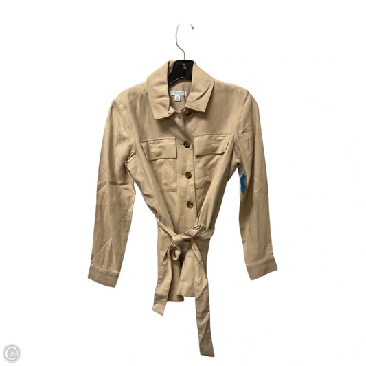 Jacket Other By Ann Taylor In Tan, Size: Xs