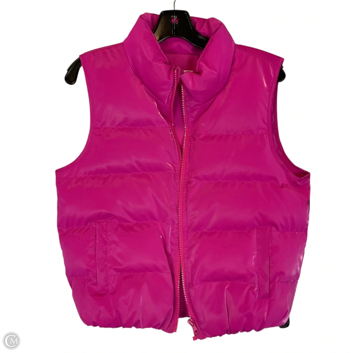 Vest Puffer & Quilted By Tcec In Pink, Size: S