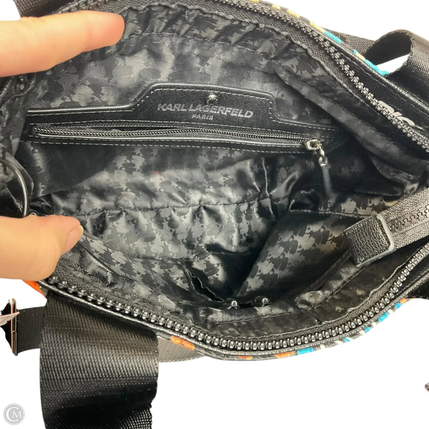 Crossbody Designer By Karl Lagerfeld, Size: Small