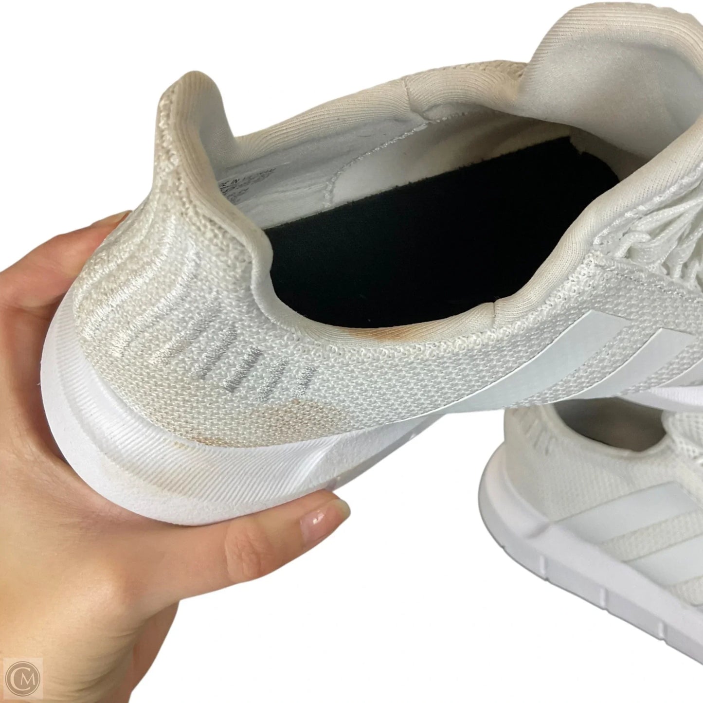 Shoes Athletic By Adidas In White, Size: 9.5