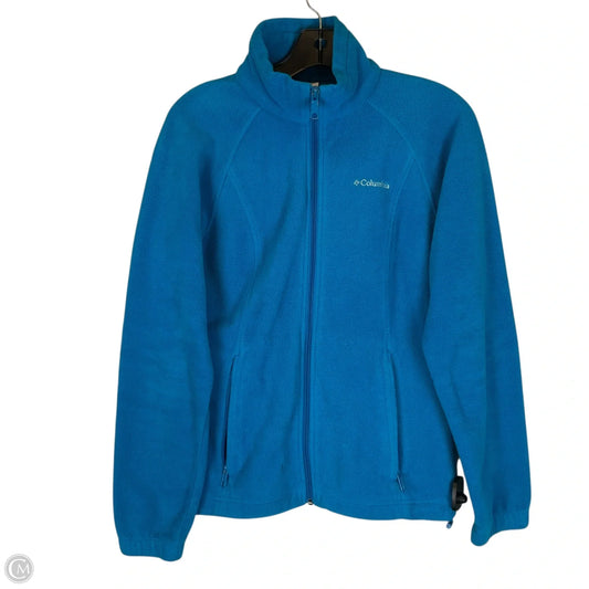 Jacket Fleece By Columbia In Blue, Size: S