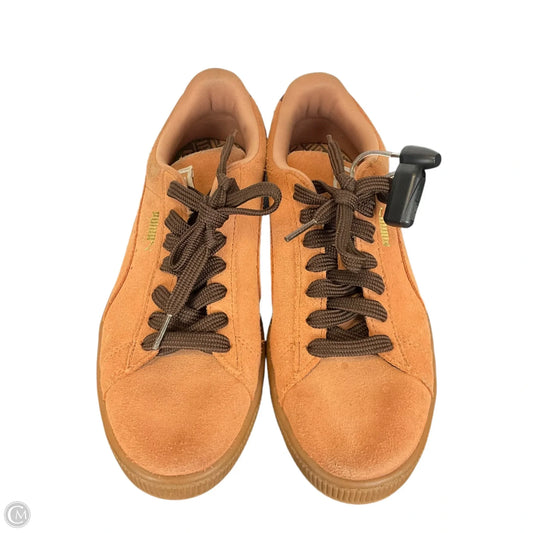 Shoes Athletic By Puma In Orange, Size: 7