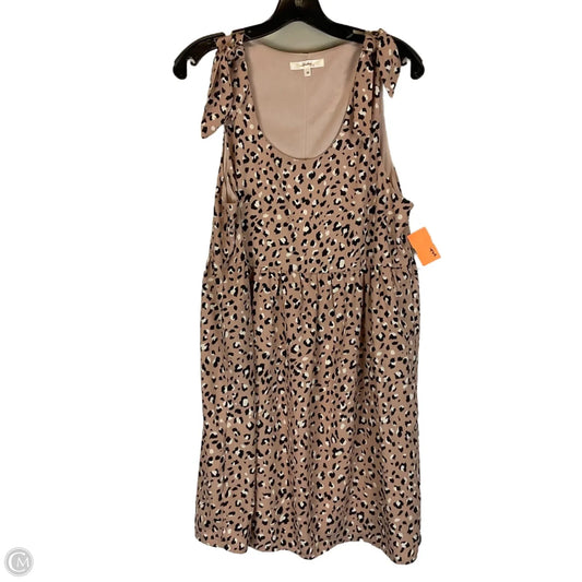 Dress Casual Short By Andree By Unit In Animal Print, Size: M