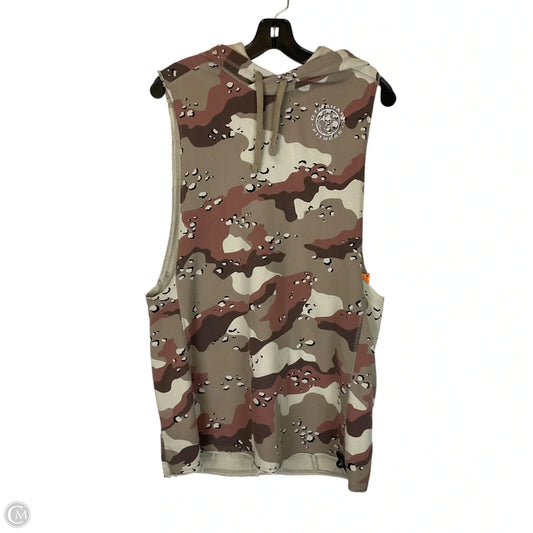 Dress Casual Short By Gym Shark In Brown & Tan, Size: M