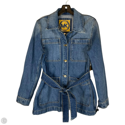 Jacket Denim By Michael By Michael Kors In Blue Denim, Size: M