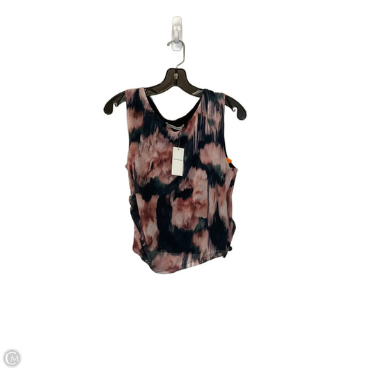 Top Sleeveless By Abercrombie And Fitch In Blue & Pink, Size: L