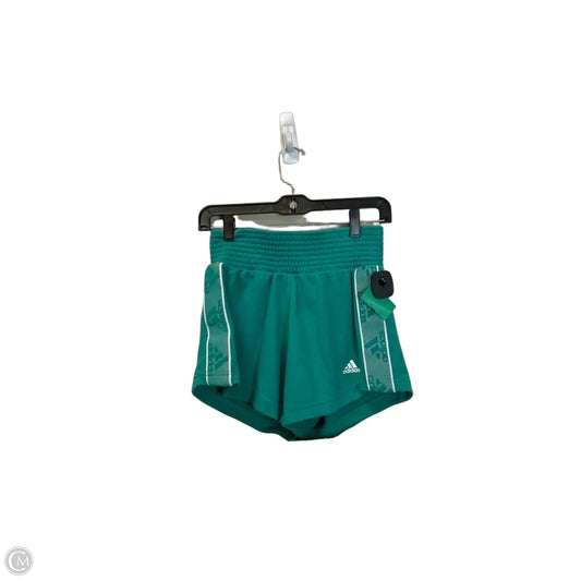 Athletic Shorts By Adidas In Green, Size: Xs