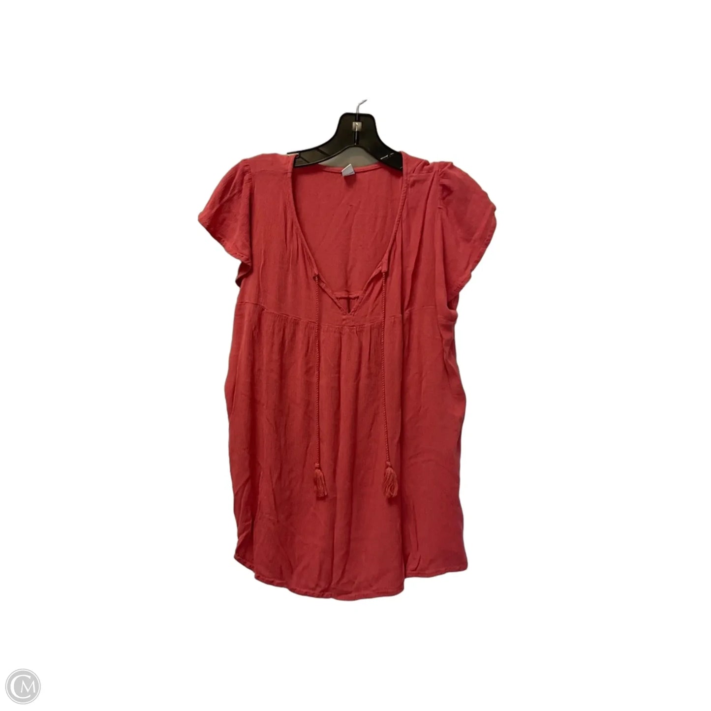 Top Short Sleeve By Old Navy In Pink, Size: L